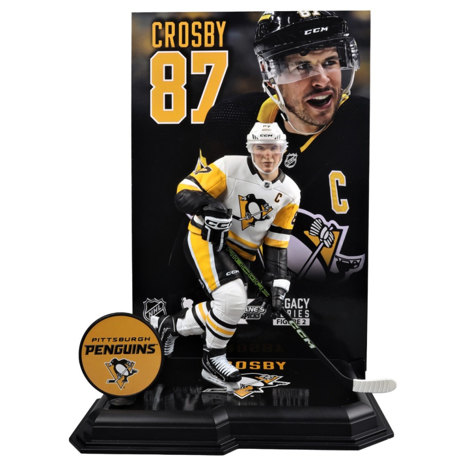 Pittsburgh Penguins figurka Sidney Crosby #87 Figure SportsPicks LIMITED PLATINUM CHASE - Pittsburgh Penguins ostatní suvenýry