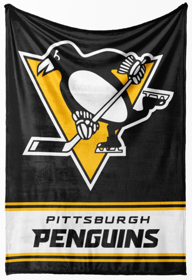 Pittsburgh Penguins fleecová deka Essential 150x200 cm - Pittsburgh Penguins povlečení, ručníky, deky