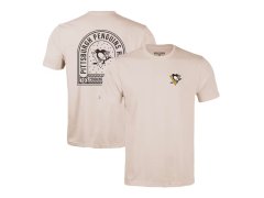 Pittsburgh Penguins pánské tričko NHL Levelwear Richmond Stained Glass T-Shirt - Khaki 7749988