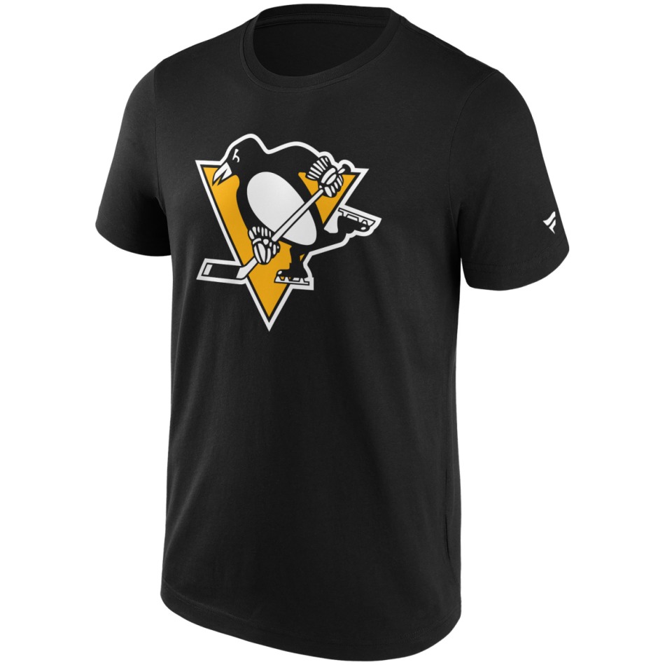 Pittsburgh Penguins pánské tričko Primary Logo Graphic black - Pittsburgh Penguins trička, polo trička, košile