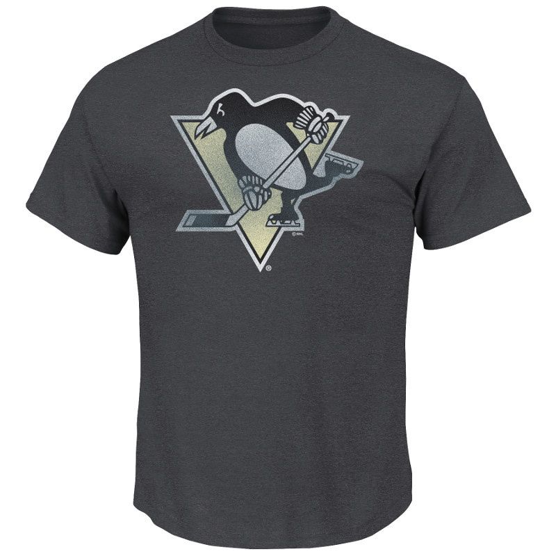 Pittsburgh Penguins pánské tričko Pigment Dyed grey - Pittsburgh Penguins trička, polo trička, košile