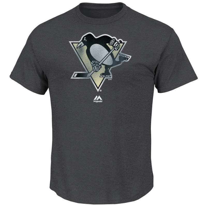 Pittsburgh Penguins pánské tričko Raise the Level grey - Pittsburgh Penguins trička, polo trička, košile