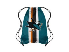San Jose Sharks gymsak FOCO Team Stripe Drawstring Backpack