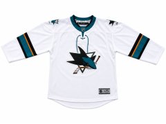 San Jose Sharks dětský hokejový dres NHL Premier White Away Laces