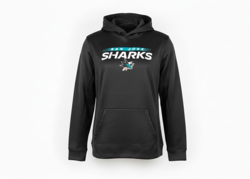 San Jose Sharks dětská mikina s&nbsp;kapucí Authentic Pro Hood Po Hoodie - San Jose Sharks dětské oblečení
