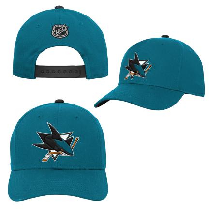 San Jose Sharks dětská čepice baseballová kšiltovka Precurved Snap - San Jose Sharks dětské oblečení