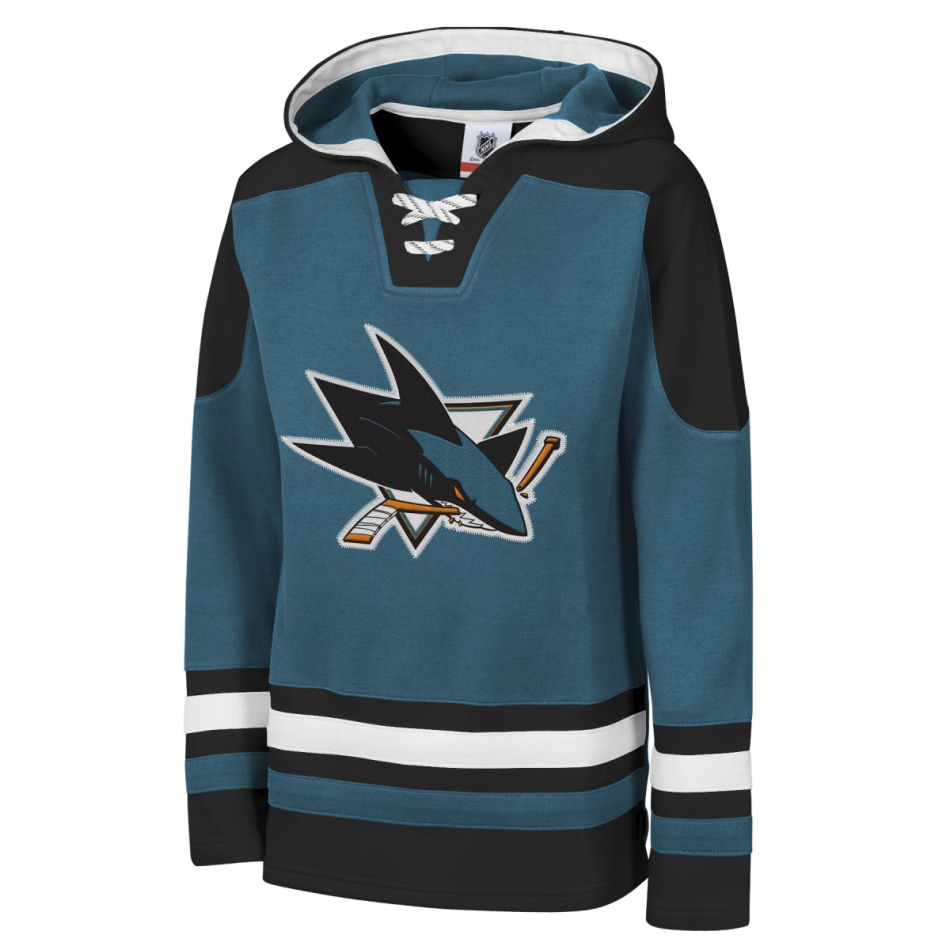 San Jose Sharks dětská mikina s kapucí NHL Ageless Must Have – Home Pullover