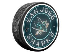 San Jose Sharks puk Neon