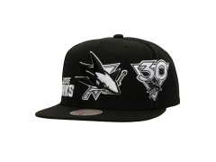 San Jose Sharks čepice flat kšiltovka Trifecta Snapback black