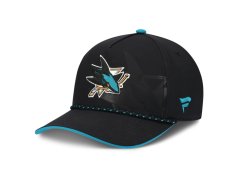 Pánská kšiltovka San Jose Sharks NHL Fanatics Black On Stage Podium Draft A-Frame Adjustable