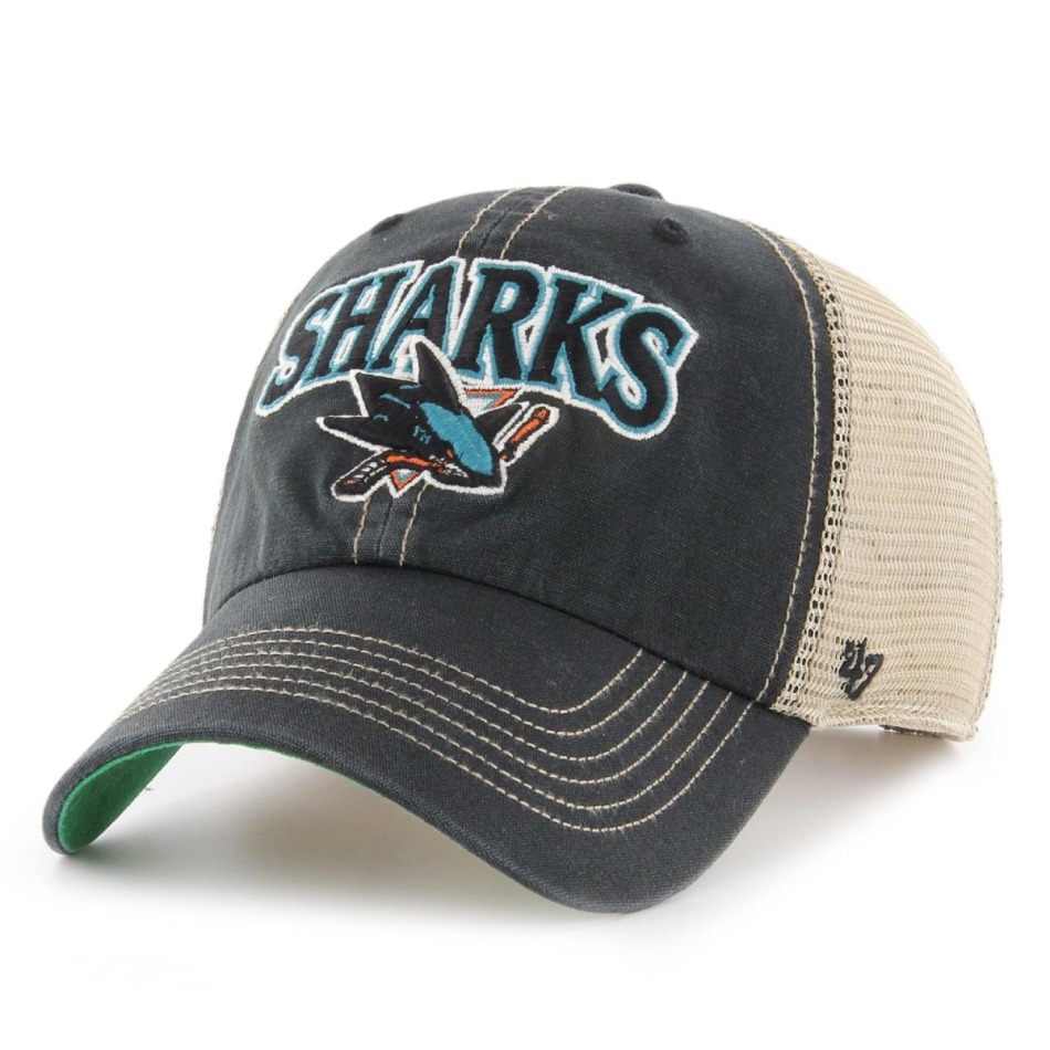San Jose Sharks čepice baseballová kšiltovka Tuscaloosa ´47 CLEAN UP - San Jose Sharks kšiltovky, čepice, rukavice