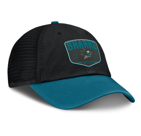 San Jose Sharks čepice baseballová kšiltovka A/CAP Structured Adjustable Meshback - San Jose Sharks kšiltovky, čepice, rukavice
