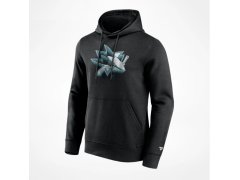San Jose Sharks pánská mikina s kapucí Chrome Graphic Hoodie Black