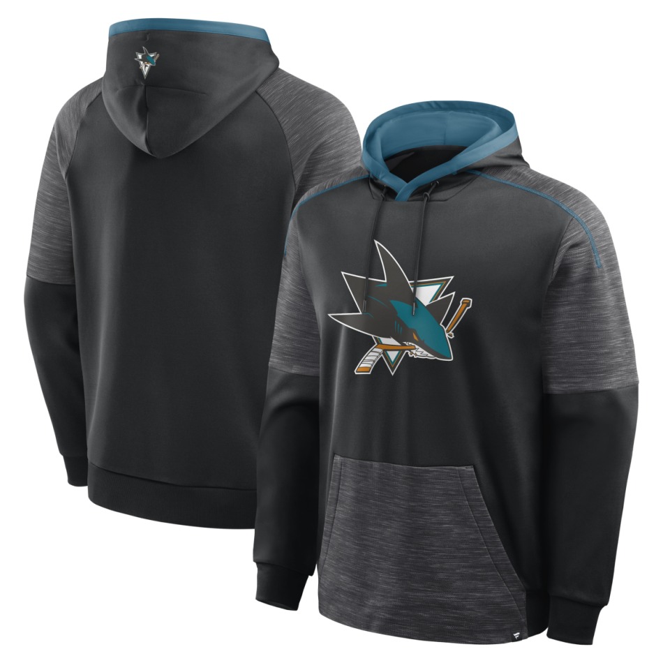 San Jose Sharks pánská mikina s&nbsp;kapucí Goaltender - San Jose Sharks mikiny, bundy, kalhoty