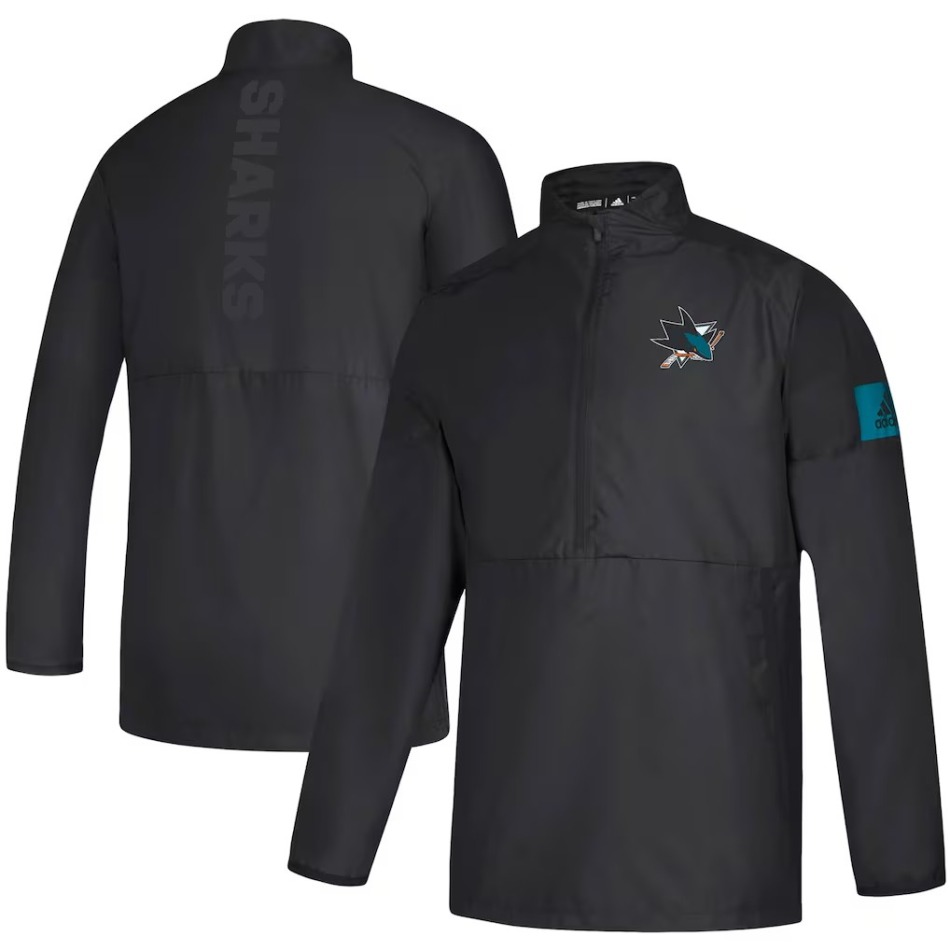 San Jose Sharks pánská bunda NHL Authentic Pro Game Mode 1/4 - Zip