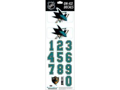 San Jose Sharks samolepky na helmu Decals