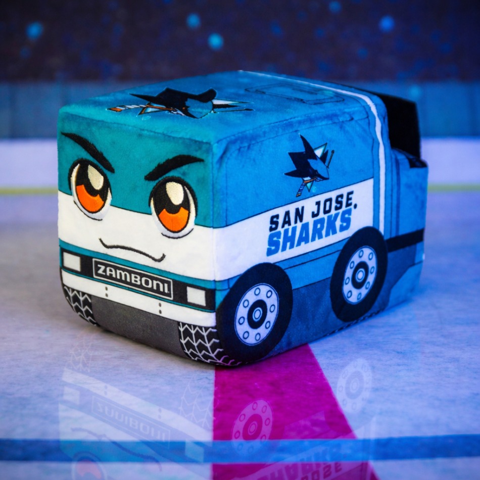 San Jose Sharks plyšová rolba Zamboni - San Jose Sharks ostatní suvenýry