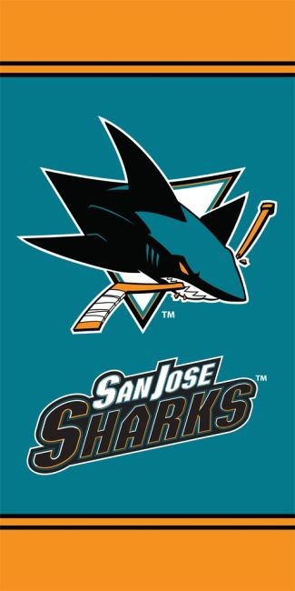 Plážová osuška TIP Sharks - San Jose Sharks Ostatní