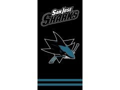 San Jose Sharks plážová osuška black