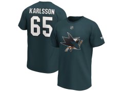 San Jose Sharks pánské tričko Erik Karlsson Iconic Name & Number Graphic