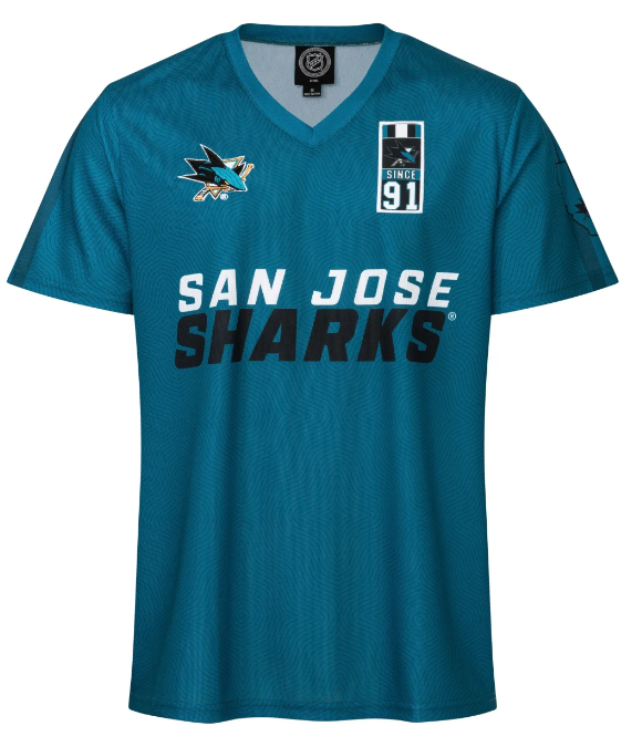San Jose Sharks pánské tričko Soccer Style Jersey