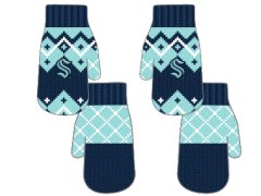 Seattle Kraken dětské rukavice Fleece Lined Patchwork