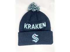Seattle Kraken dětská zimní čepice Cufed Knit With Pom