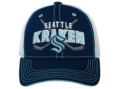 Seattle Kraken dětská čepice baseballová kšiltovka Lockup Meshback Adjustable