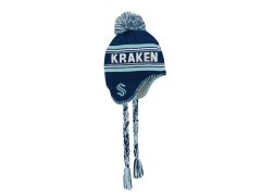 Seattle Kraken dětská zimní čepice Jacquard Tassel Knit With Pom