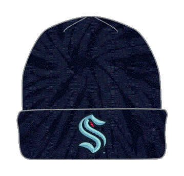 Seattle Kraken dětská zimní čepice Tie Dye Knit Beanie