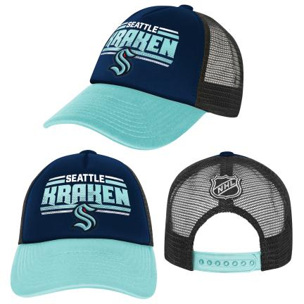 Seattle Kraken dětská čepice flat kšiltovka Essentials Snapback Trucker