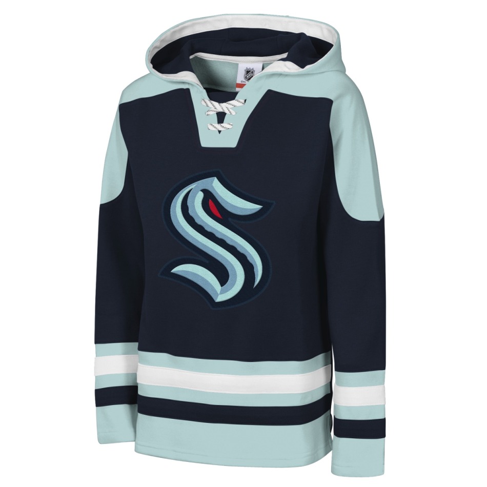 Seattle Kraken dětská mikina s kapucí NHL Ageless Must Have – Home Pullover