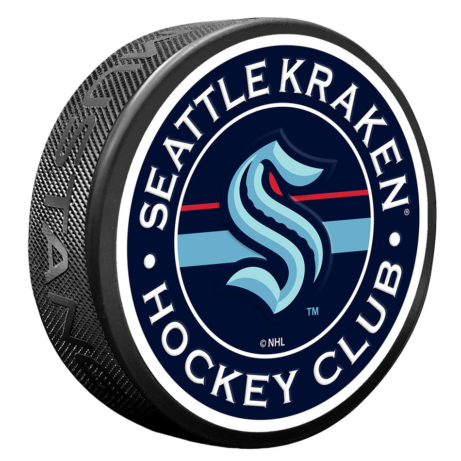 Seattle Kraken puk Stripe Design - Seattle Kraken hokejové vybavení