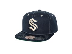 Seattle Kraken čepice flat kšiltovka Contrast Natural Snapback Vintage
