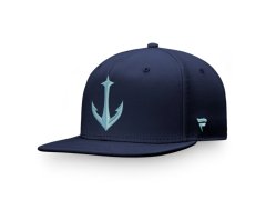 Seattle Kraken čepice flat kšiltovka Secondary Logo Snapback navy