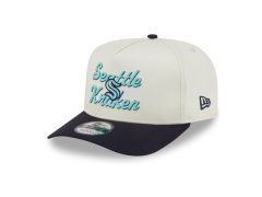 Seattle Kraken čepice baseballová kšiltovka New Era 950AF Chainstitch white