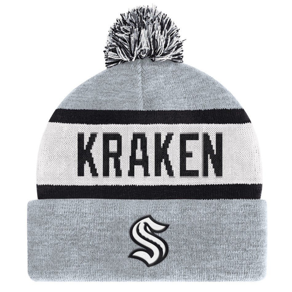 Seattle Kraken zimní čepice Biscuit Knit Skull - Seattle Kraken kšiltovky, čepice, rukavice