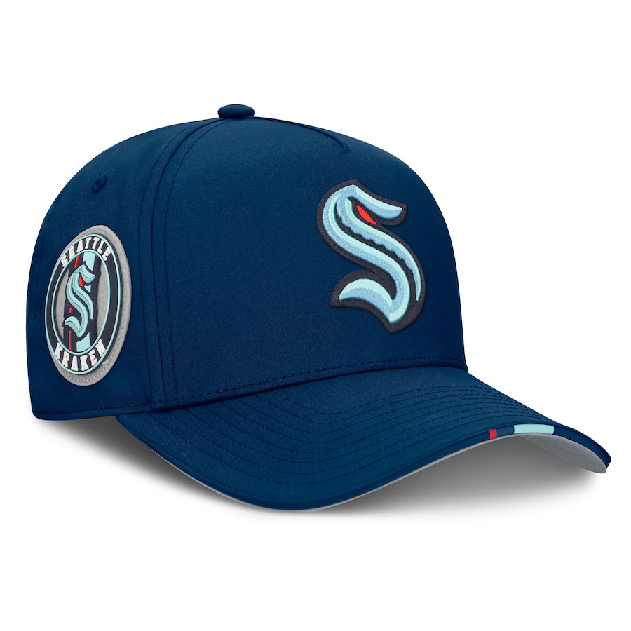 Seattle Kraken čepice baseballová kšiltovka 2025 Draft Authentic Pro Structured Adjustable