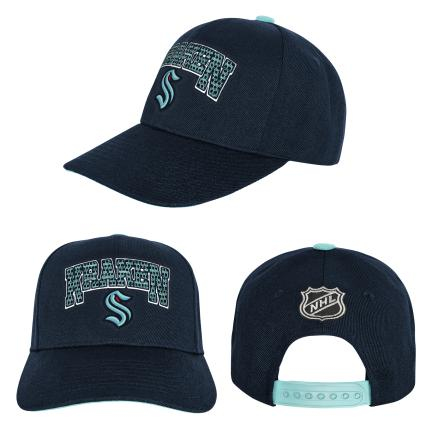 Seattle Kraken dětská čepice flat kšiltovka Essentials Procrown - Seattle Kraken kšiltovky, čepice, rukavice