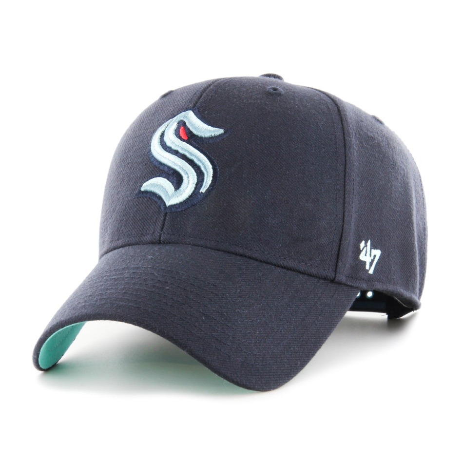 Seattle Kraken čepice baseballová kšiltovka Ballpark Snap 47 MVP NHL black - Seattle Kraken kšiltovky, čepice, rukavice
