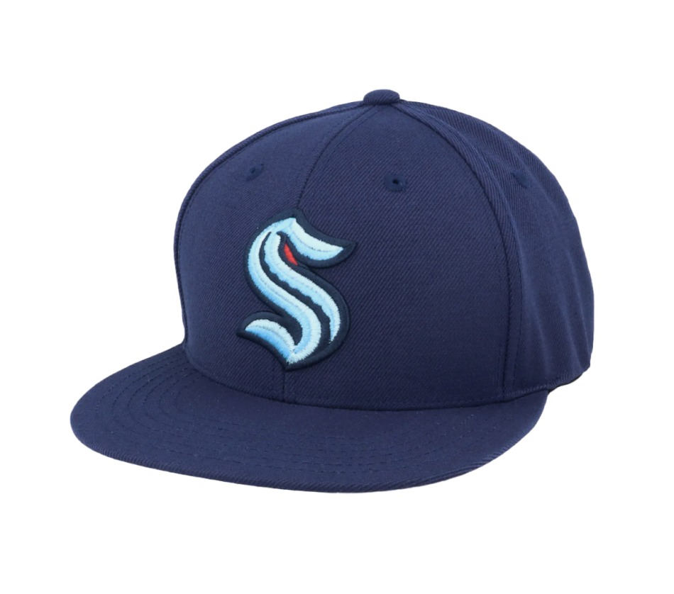 Seattle Kraken čepice flat kšiltovka 400 Series Navy