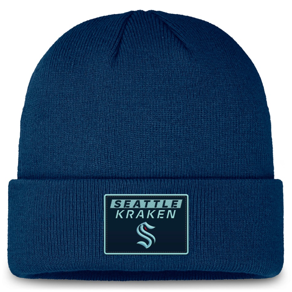 Seattle Kraken zimní čepice Authentic Pro Rink Prime Cuffed Beanie - Seattle Kraken kšiltovky, čepice, rukavice