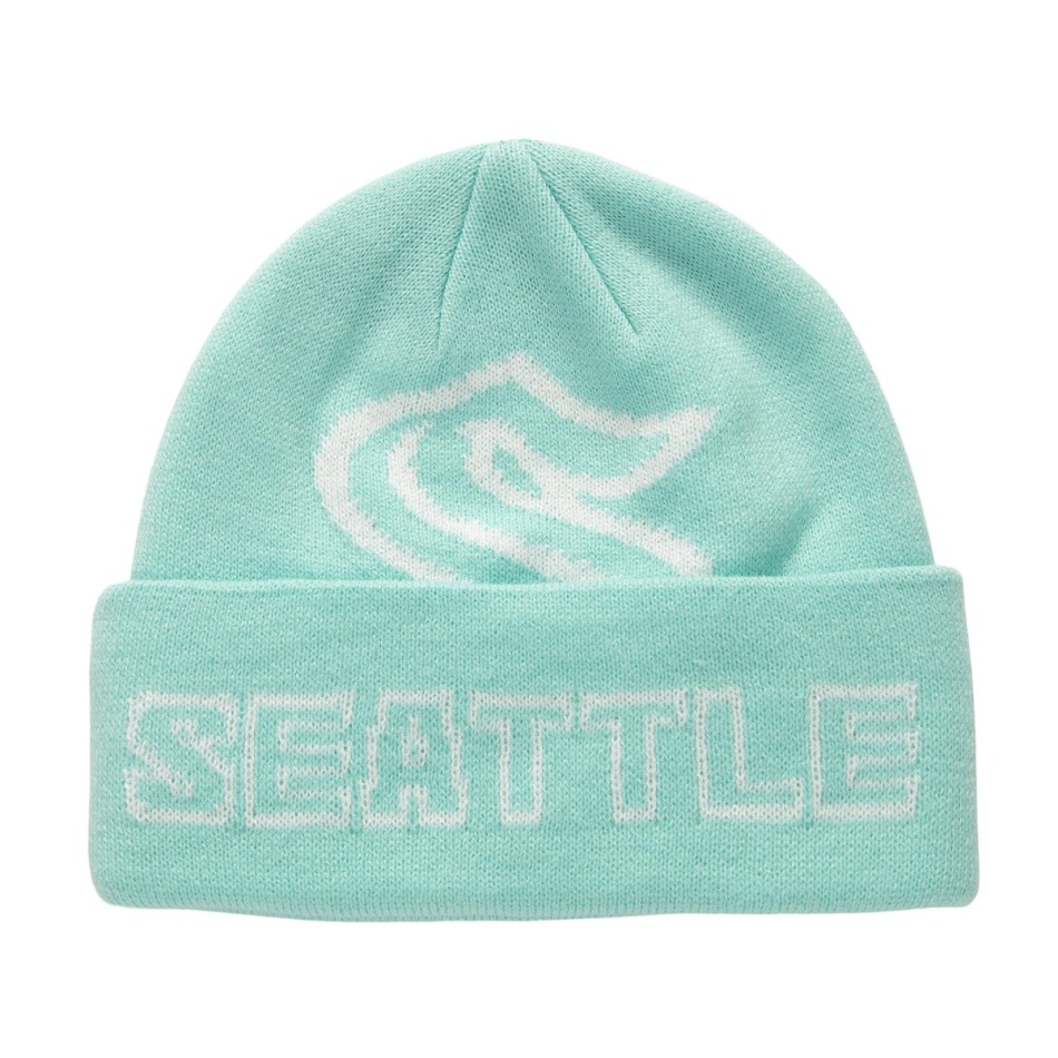Seattle Kraken zimní čepice NHL K.O. Knit - Seattle Kraken kšiltovky, čepice, rukavice