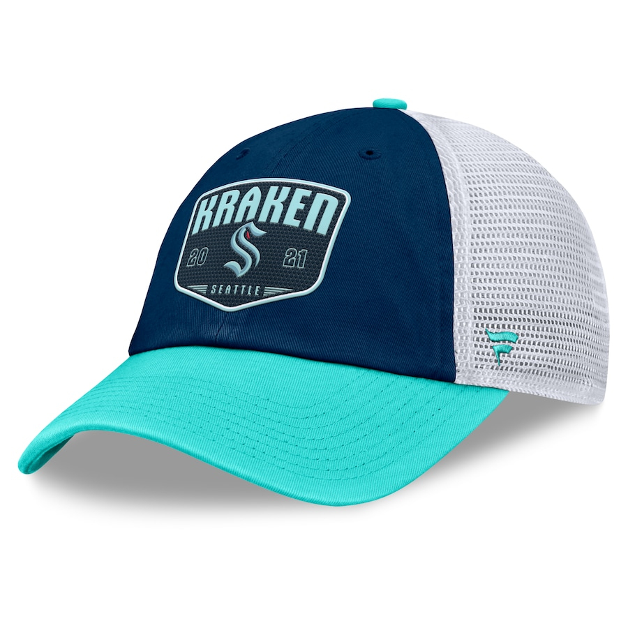 Seattle Kraken čepice baseballová kšiltovka A/CAP Structured Adjustable Meshback - Seattle Kraken kšiltovky, čepice, rukavice