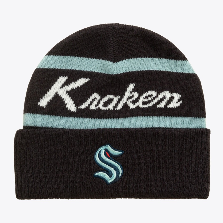 Seattle Kraken zimní čepice NHL Head Coach Knit