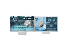 Seattle Kraken sběratelská mince History Silver Coin Card Limited Edition od 5000