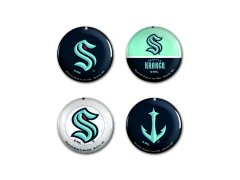 Seattle Kraken placka Button 4 Pack