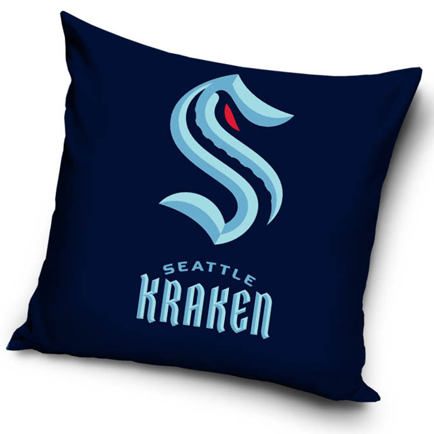 Seattle Kraken polštářek blue - Seattle Kraken povlečení, ručníky, deky