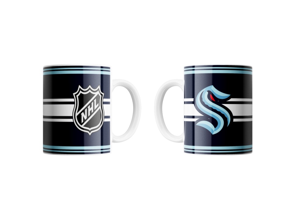 Seattle Kraken hrníček FaceOff Logo NHL (330 ml)