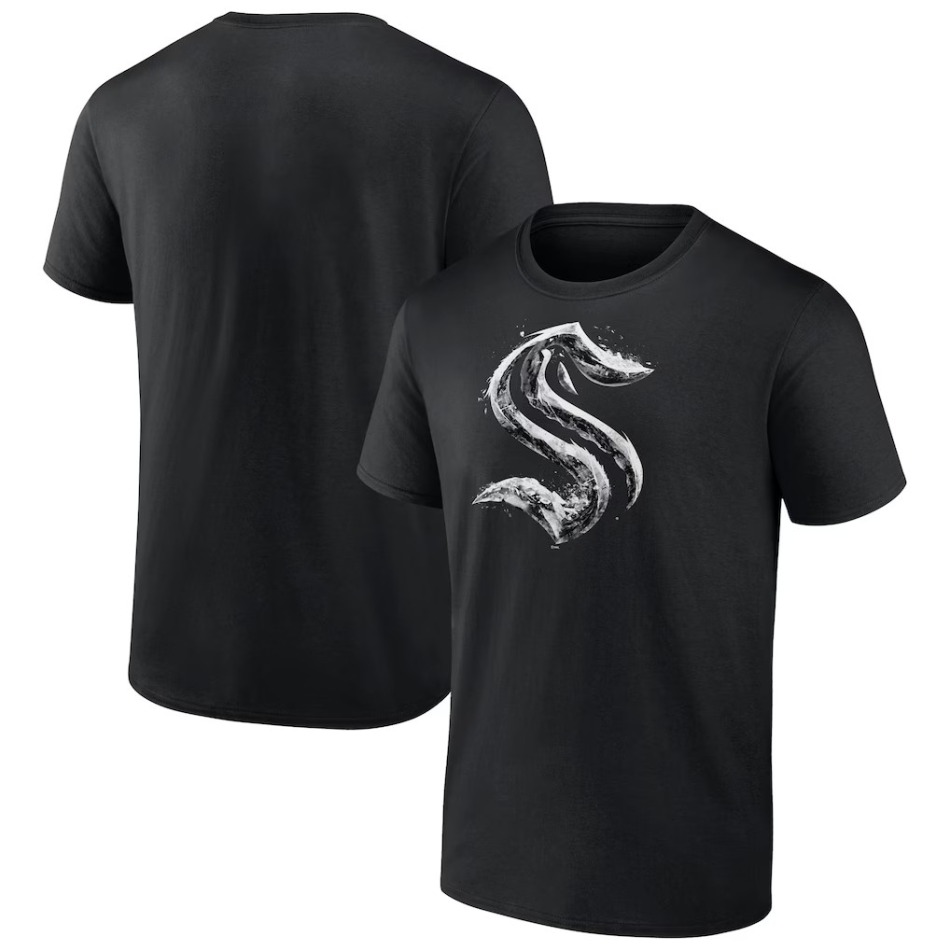 Seattle Kraken pánské tričko Iced Out black
